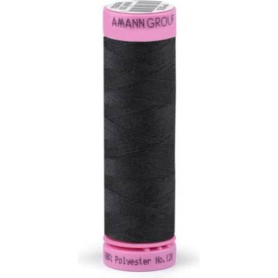 Polyesterové nitě návin 100 m Aspo Amann 4000 Black