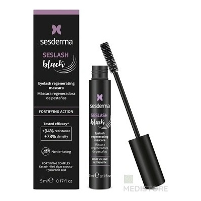 Sesderma Seslash Eyelash Regenerating Mascara riasenka s regeneračným účinkom Black 5 ml