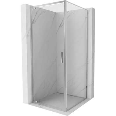 Mexen Exo отваряема душ кабина 85 x 85 см, прозрачна, хром - 8181-085-085-01-00 (8181-085-085-01-00)