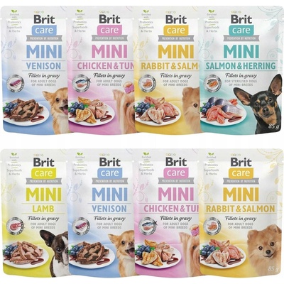 Brit Care Mini mix chutí 8 x 85 g