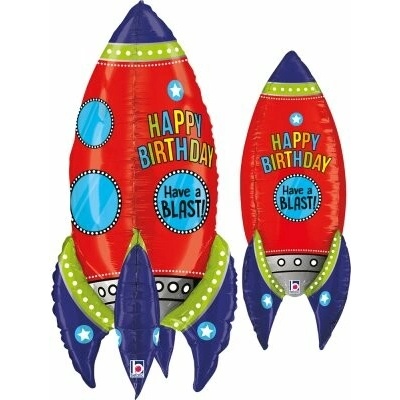 GRABO Raketa HB "Have a Blast!" 33" 84cm fóliový balónek