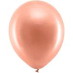 Party Deco Латексови Балони Металик, Розово Злато 30см (rb30m-019r)
