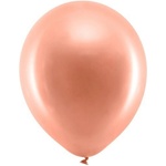 Party Deco Латексови Балони Металик, Розово Злато 30см (rb30m-019r)