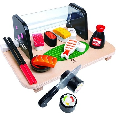 Hape - Дървен комплект, Време за суши, 11 части