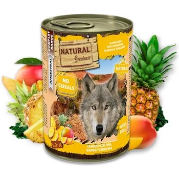 Natural Greatness Kangaroo with Pineapple, Mango & Spirulina - Кенгуру с ананас, манго и спирулина - Хипоалергенна храна, без зърнени култури, 400 гр, Испания NGD40007