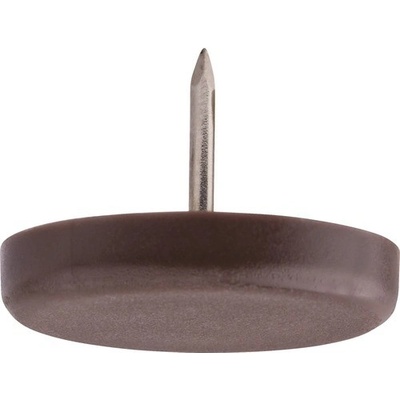 Walteco Plastový kluzák s trnem, průměr 30mm, hnědý, 8 ks , 84985 – Zbozi.Blesk.cz