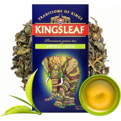 Kingsleaf zelený sypaný Čaj 100 g