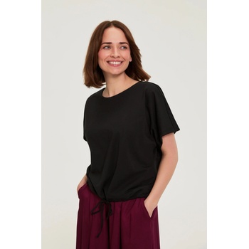 Moodo Тениска с връзване черна Moodo Moodo | Cheren | ЖЕНИ | XS