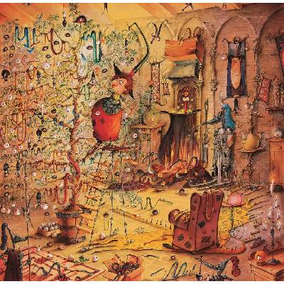 Grafika François Ruyer Witch Christmas tree 1000 dielov