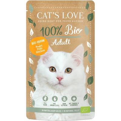 Cat's Love Bio kuřecí 24 x 100 g
