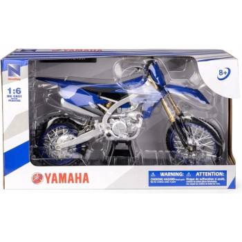 YAMAHA YZ450F 2022 MODEL MIERKA KOVOVÝ MOTOCYKEL NEW RAY 1:6