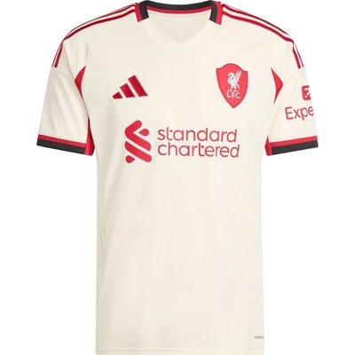 adidas Футболна фланелка Adidas Liverpool Away Shirt 2025 2026 Adults - White