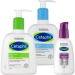 Cetaphil Комплект - Почистваща емулсия, Лосион и Флуид за лице, 2 х 236 + 118 ml