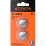Black Plus Decker Lithium CR2032 батерия (CR2032/2B)