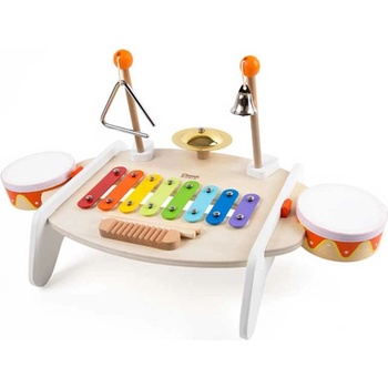 Classic World Детска дървена маса с музикални инструменти (cw40529)