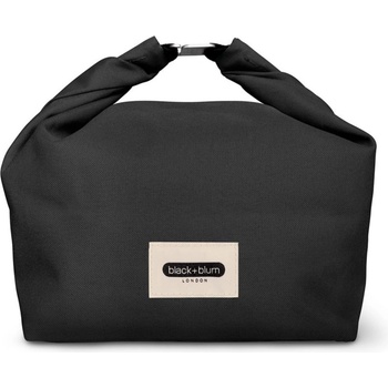 black+blum Изолирана чанта за обяд Black+Blum LBB018, 6.7 л, 33.5х15.5х31 см, Водоотблъскваща, Навиваща се, Каишка за носене, Без BPA, Черен (LBB018)