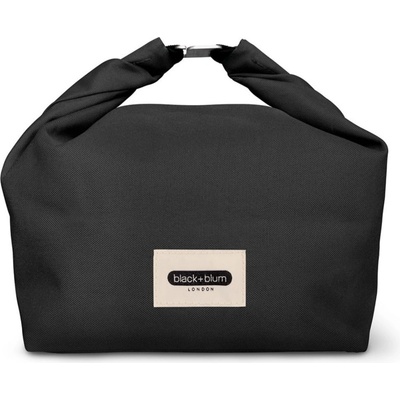 black+blum Изолирана чанта за обяд Black+Blum LBB018, 6.7 л, 33.5х15.5х31 см, Водоотблъскваща, Навиваща се, Каишка за носене, Без BPA, Черен (LBB018)