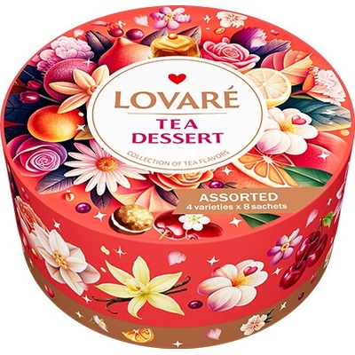 Lovaré Tea Dessert 32 sáčků kolekce čajů 64 g
