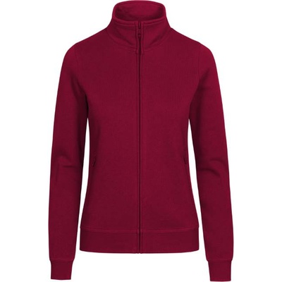 Promodoro 5275 EXCD / Дамски работен суитчър с цип - гранат XL (405275w9304)