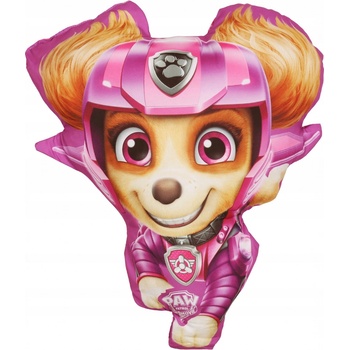 Carbotex Tvarovaný 3D vankúš Tlapková patrola Paw Patrol motív Skye v akcii 41x34