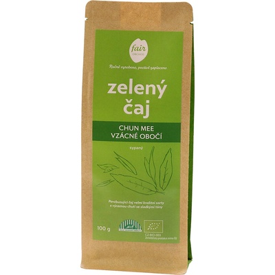 Fairobchod Bio zelený čaj Chun Mee Zriedkavé obočie z Číny 1 000 g