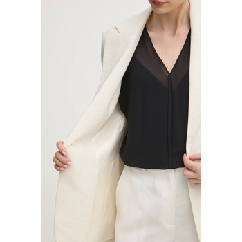 Calvin Klein Сако Calvin Klein в бежово с едно копче с изчистен дизайн K20K208240 (K20K208240)