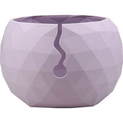 Pro Háčkování Miska na klubíčko LOW POLY, L lilac