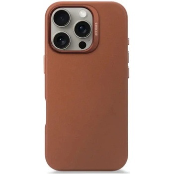 Decoded Leather Backcover калъф с MagSafe за iPhone 16 Pro - кафяв (D25IPO16PBC1TN)