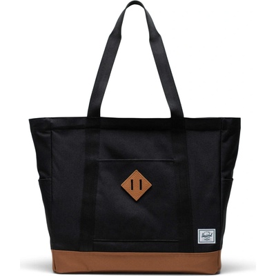 Herschel Heritage Tote Black/Saddle Brown
