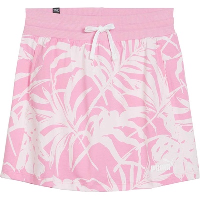 PUMA Essentials + palm resort aop skirt l