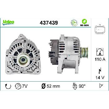 Alternátor VALEO 437439