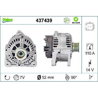 Alternátor VALEO 437439