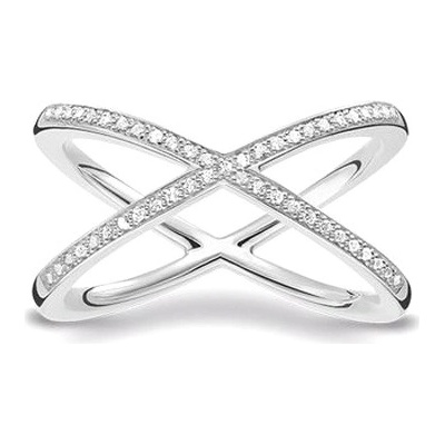 Thomas Sabo prsteň D TR0029 725 14 48 Sterling silver