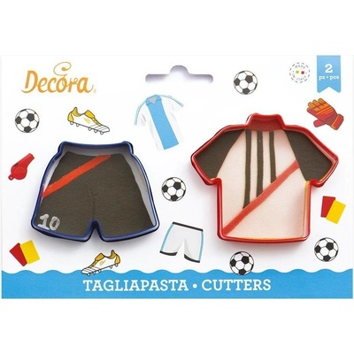 Vykrajovačky dres a šortky, 2 ks, futbal - Decora