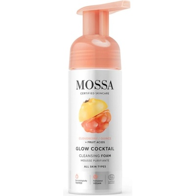 MOSSA Glow Coctail почистваща пяна за лице 150ml