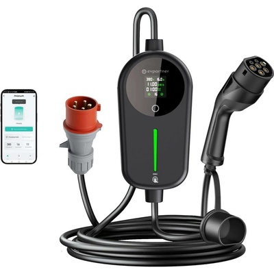evpartner e-Vision Flex Pro 11 kW Typ 2 Wi-Fi CEE 400 V 5 m – Zbozi.Blesk.cz