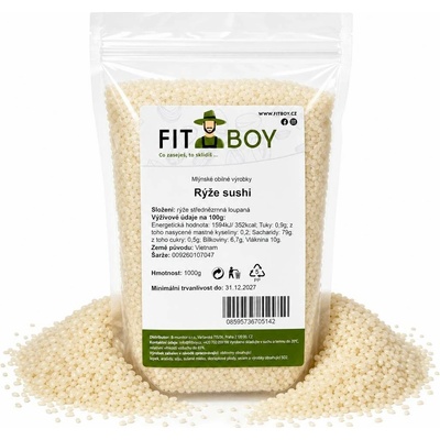 Fitboy rýže Sushi 1 kg