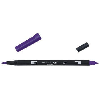 Tombow Маркер ABT Dual Brush 636 имперско лилаво (ABT-636)
