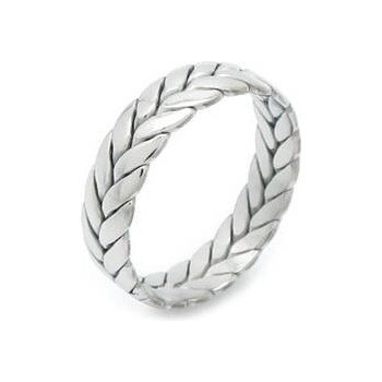 Šperky4U dámský ocelový prsten proplétaný OPR1879 D
