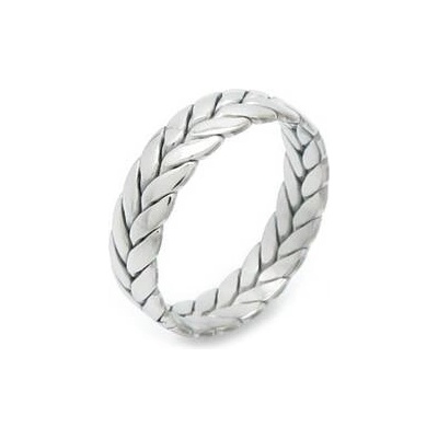 Šperky4U dámský ocelový prsten proplétaný OPR1879 D