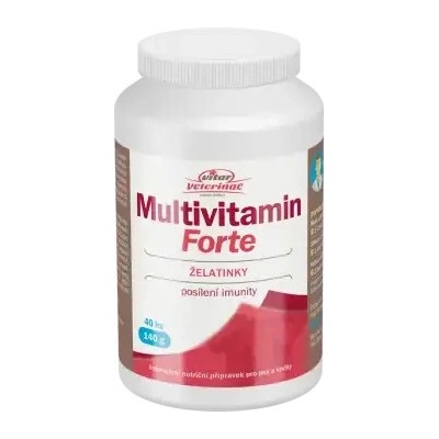Vitar Veterinae Multivitamín Forte želatínky 40 ks