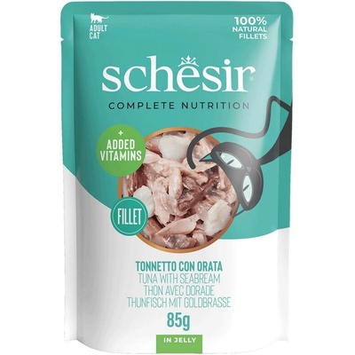 Schesir Cat C&B Wet Adult Tuniak s pražmou v želé 85 g