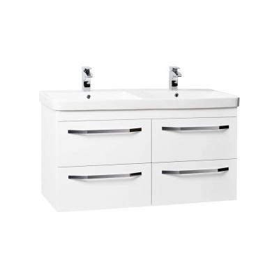 Krajcar LX Luxury s dvojumyvadlem 120 x 65 x 46,5 cm bílá LX120