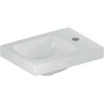 Geberit iCon - Умивалник 38x28x13 см, без преливник, отвор за смесител отдясно, KeraTect, бял 501.830. 00.2 (501.830.00.2)