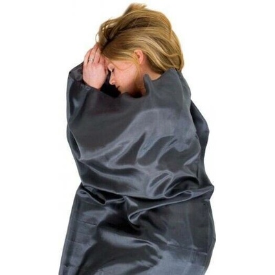 LifeSystems Silk Sleeping Bag Liner Rectangular šedá – Sleviste.cz