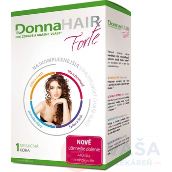 Donna Hair Forte 1mesačná kúra 30 tabliet