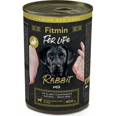 Fitmin dog For Life tin rabbit 6 x 400 g