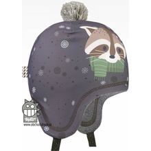 Dráče chlapčenská zimná čiapka Dráča Polárka 34 šedá mýval