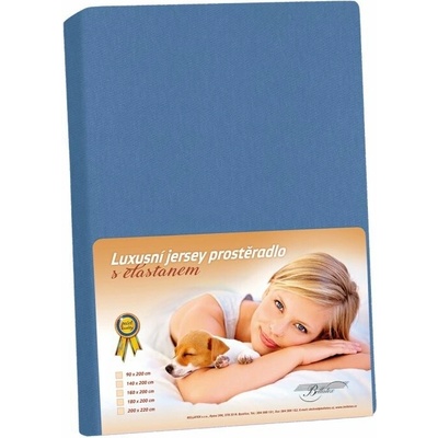 Bellatex prostěrdlo KL1 Jersey s elastanem tmavě modré 90x200