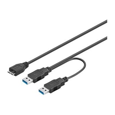Digitus ku3y01 USB 3.0 napájecí Y, A/M + A/M -- Micro B/M